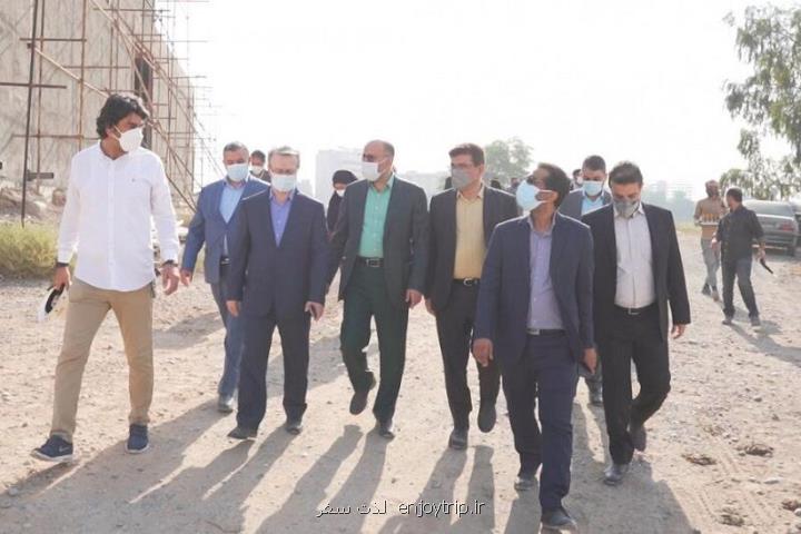 بازدید اعضای فراکسیون گردشگری مجلس از روند ساخت موزه منطقه ای خوزستان