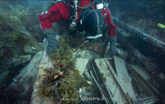 کشف بیش از ۲۵۰ شیء در کشتی تاریخی