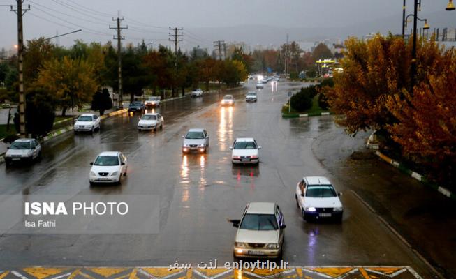 رگبار و رعد و برق در بعضی استانها