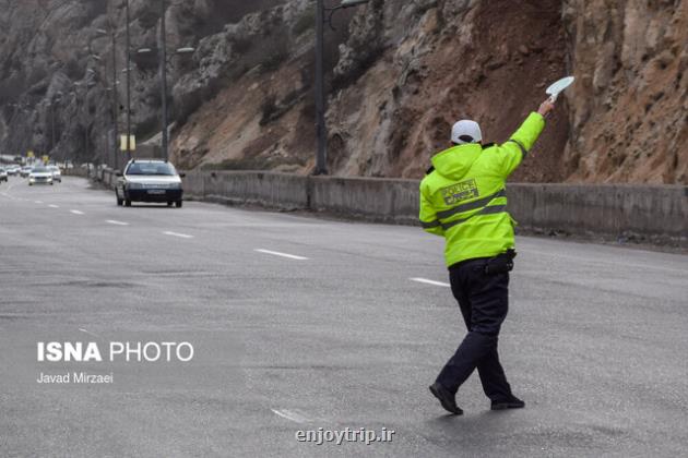 ترافیک پرحجم در جاده های بازگشت از شمال کشور