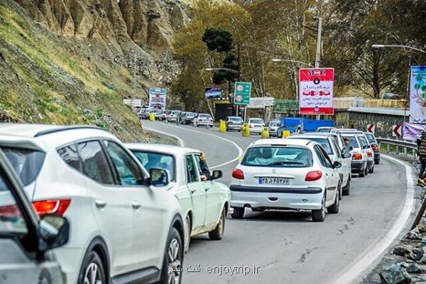 آخرین وضعیت محورهای شمالی بعد از ترافیك سنگین شب گذشته