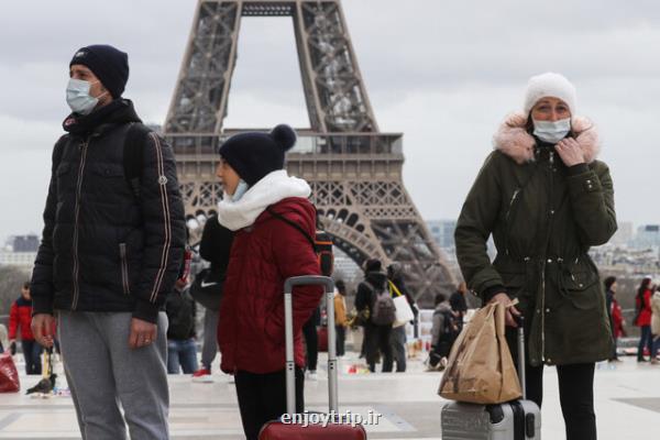 كرونا گردشگران پاریس را كاهش داد